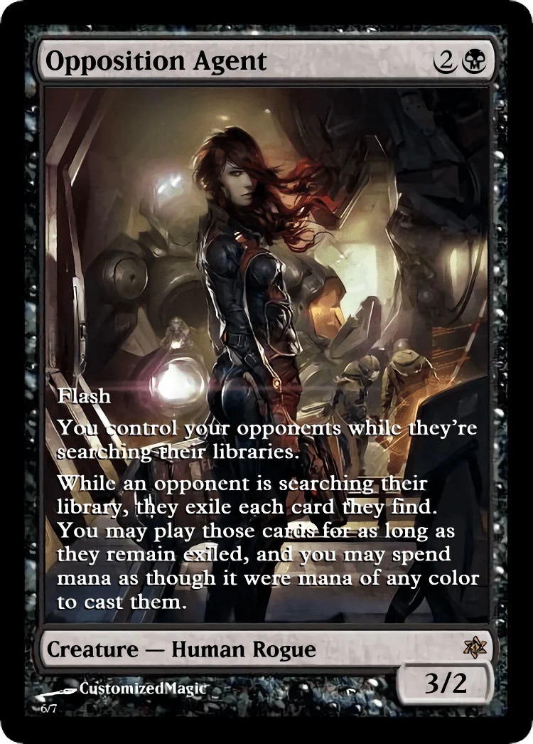 Opposition Agent | Opposition Agent.5 | Magic the Gathering / MTG Proxy Cards |