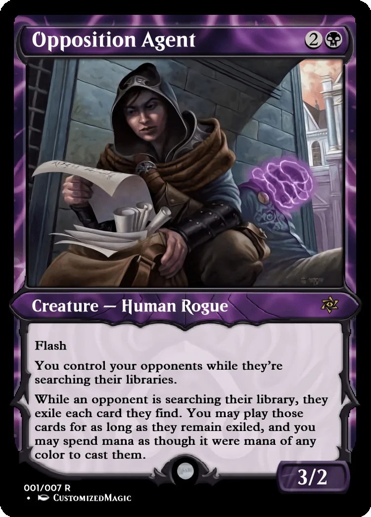 Opposition Agent | Opposition Agent | Magic the Gathering / MTG Proxy Cards |