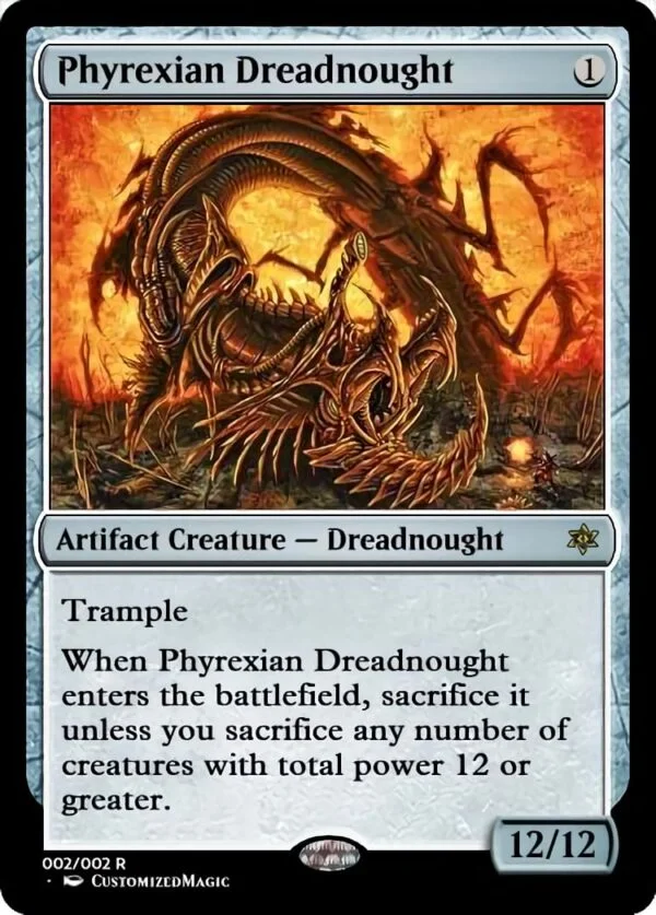 Phyrexian Dreadnought | Magic The Gathering Proxy Cards