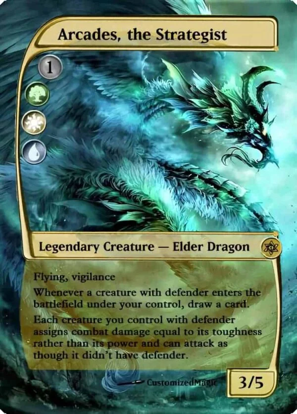 Arcades, the Strategist | Pic 1 3 | Magic the Gathering / MTG Proxy Cards | Anvil of Bogardan