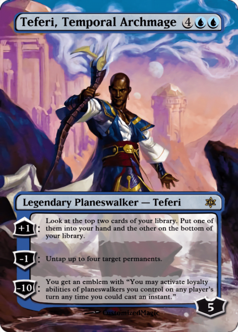 Teferi, Temporal Archmage | Magic The Gathering Proxy Cards