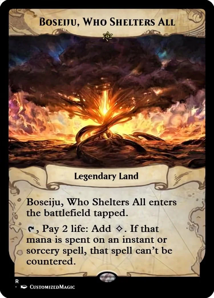 Boseiju, Who Shelters All | Pic 1 32 | Magic the Gathering / MTG Proxy Cards | Dual Lands