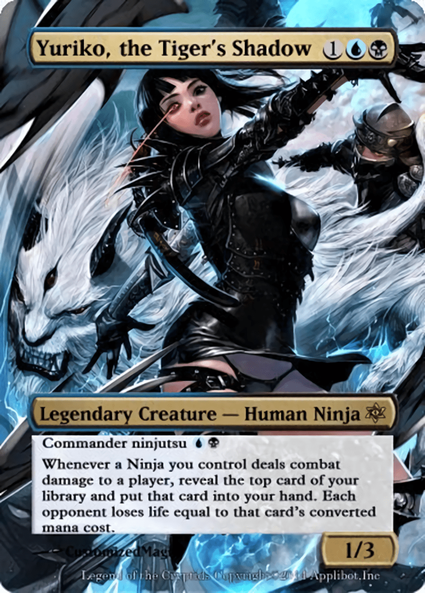 the Tiger's Shadow NINJA Commander Deck Magic Cards MTG Ready-to-Play Yuriko 