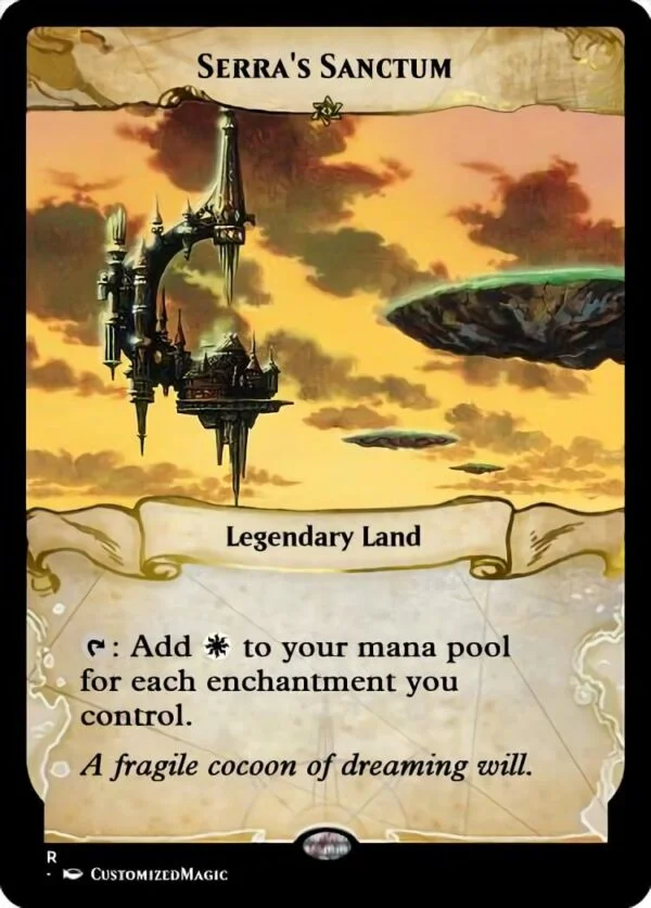 Serra's Sanctum | Magic The Gathering Proxy Cards