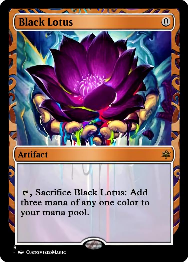 Black lotus deals magic card