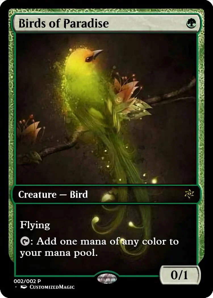 Birds of Paradise | Pic 1 61 | Magic the Gathering / MTG Proxy Cards | Green Slime Birds of Paradise | Pic 1 61 | Magic the Gathering / MTG Proxy Cards | Green Slime