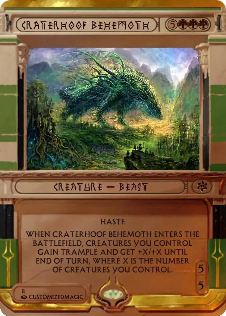 Craterhoof Behemoth | Pic 1 63 | Magic the Gathering / MTG Proxy Cards |