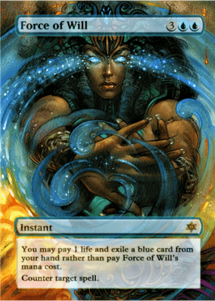 Force Of Will Magic The Gathering Proxy Cards