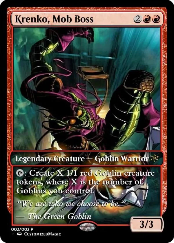 Krenko, Mob Boss | Pic 2 17 | Magic the Gathering / MTG Proxy Cards |