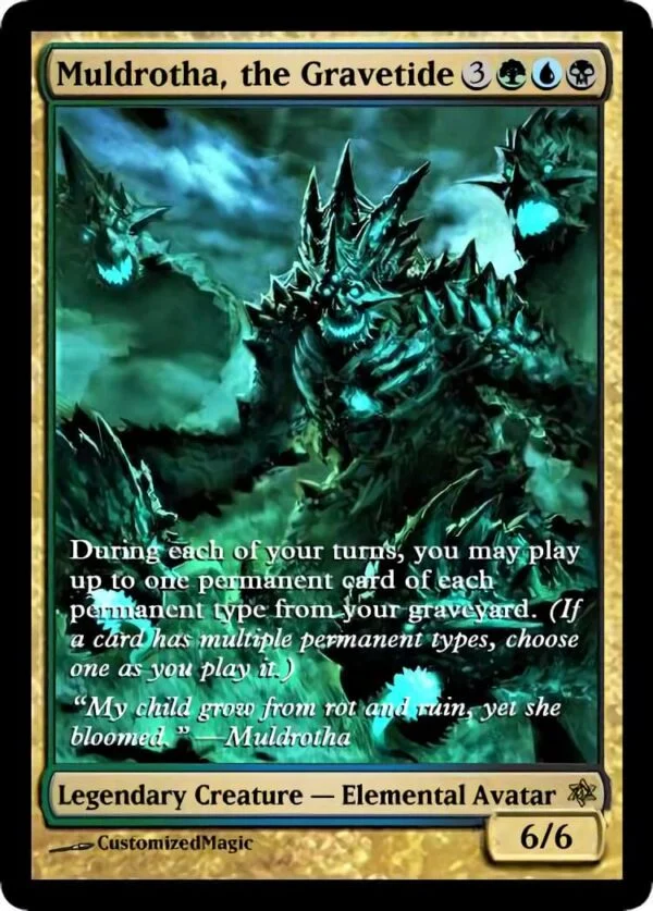 Muldrotha, the Gravetide | Pic 2 22 | Magic the Gathering / MTG Proxy Cards |