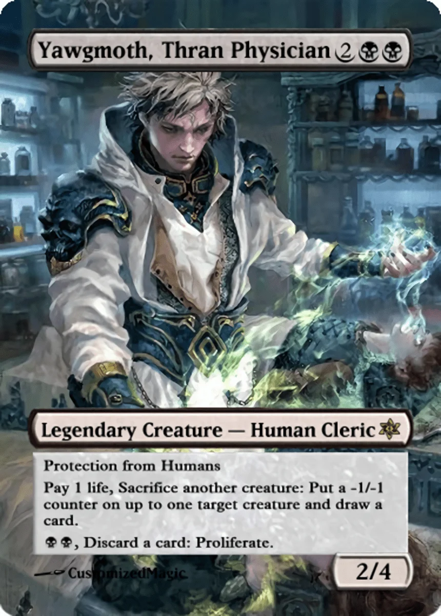Yawgmoth, Thran Physician | Pic 2 24 | Magic the Gathering / MTG Proxy Cards | Yawgmoth Yawgmoth, Thran Physician - Image 2