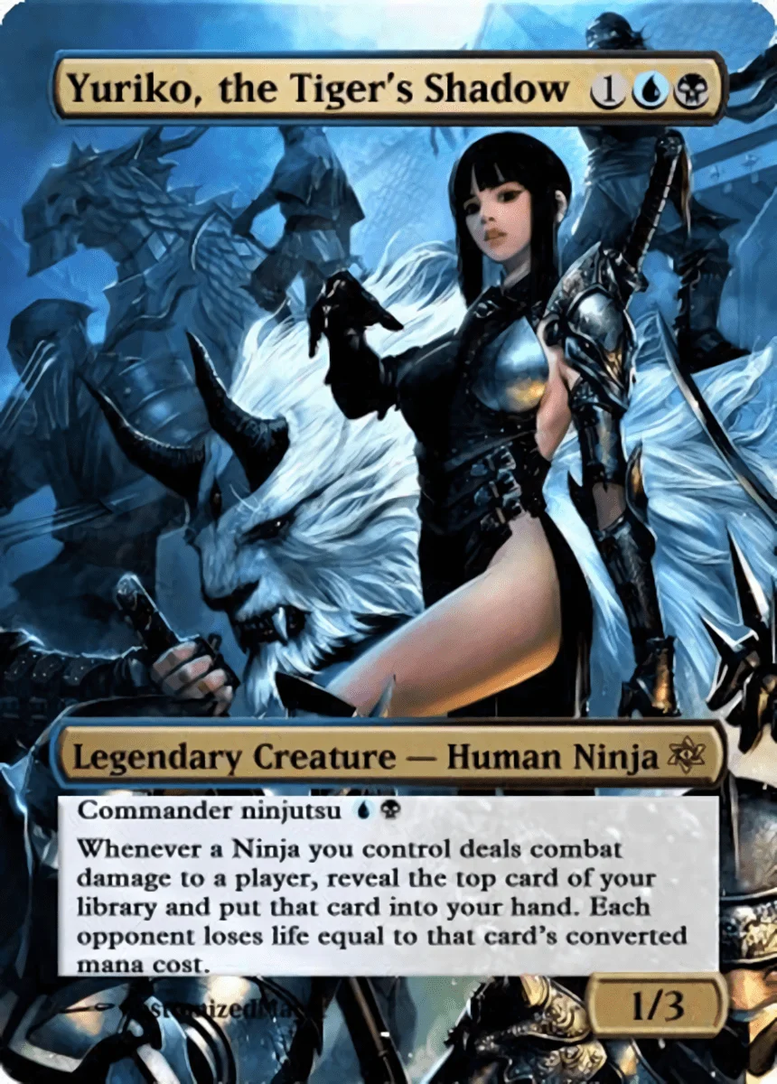 Yuriko, The Tigers Shadow | Pic 2 26 | Magic the Gathering / MTG Proxy Cards | Yuriko Yuriko, The Tigers Shadow - Image 2