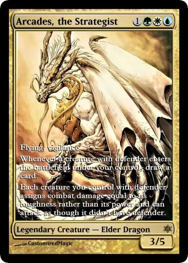 Arcades, the Strategist | Pic 2 3 | Magic the Gathering / MTG Proxy Cards | Anvil of Bogardan