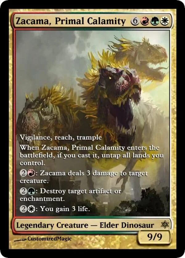 Zacama, Primal Calamity | Pic 2 33 | Magic the Gathering / MTG Proxy Cards |