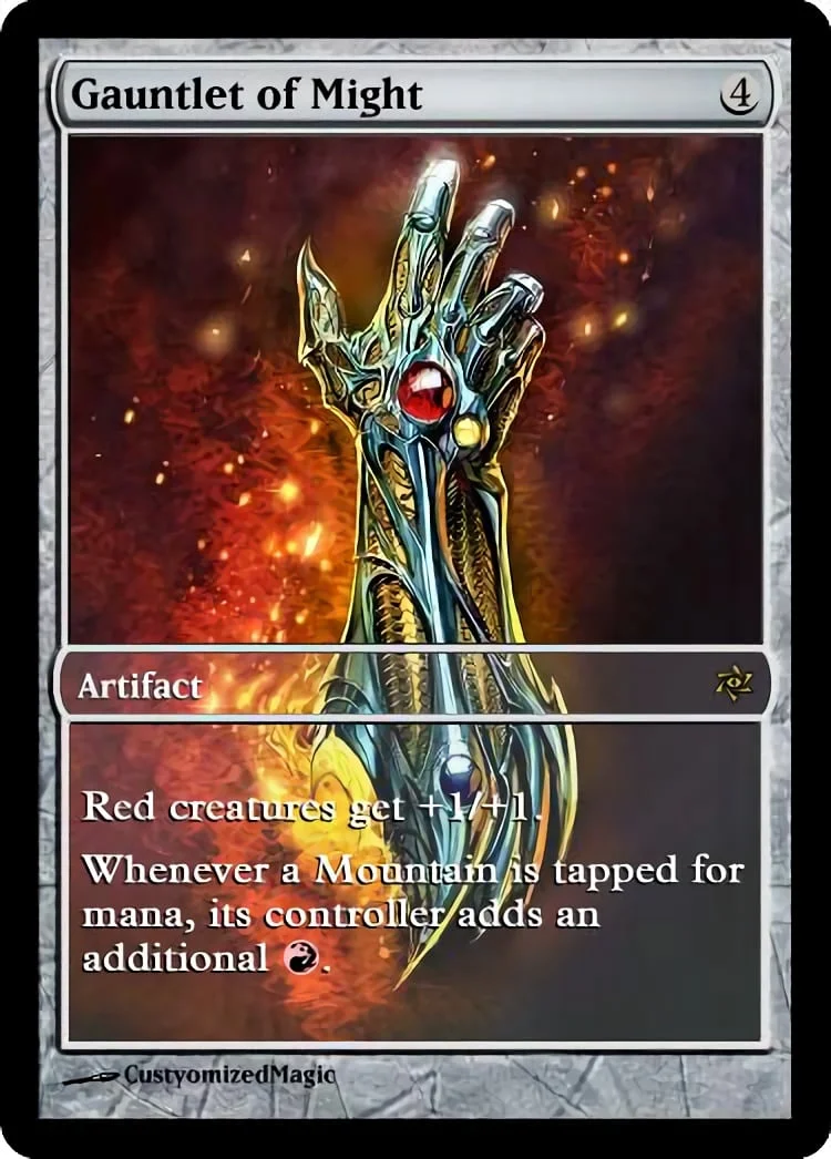 Gauntlet of Might | Pic 2 56 | Magic the Gathering / MTG Proxy Cards | Gonti's Aether Heart