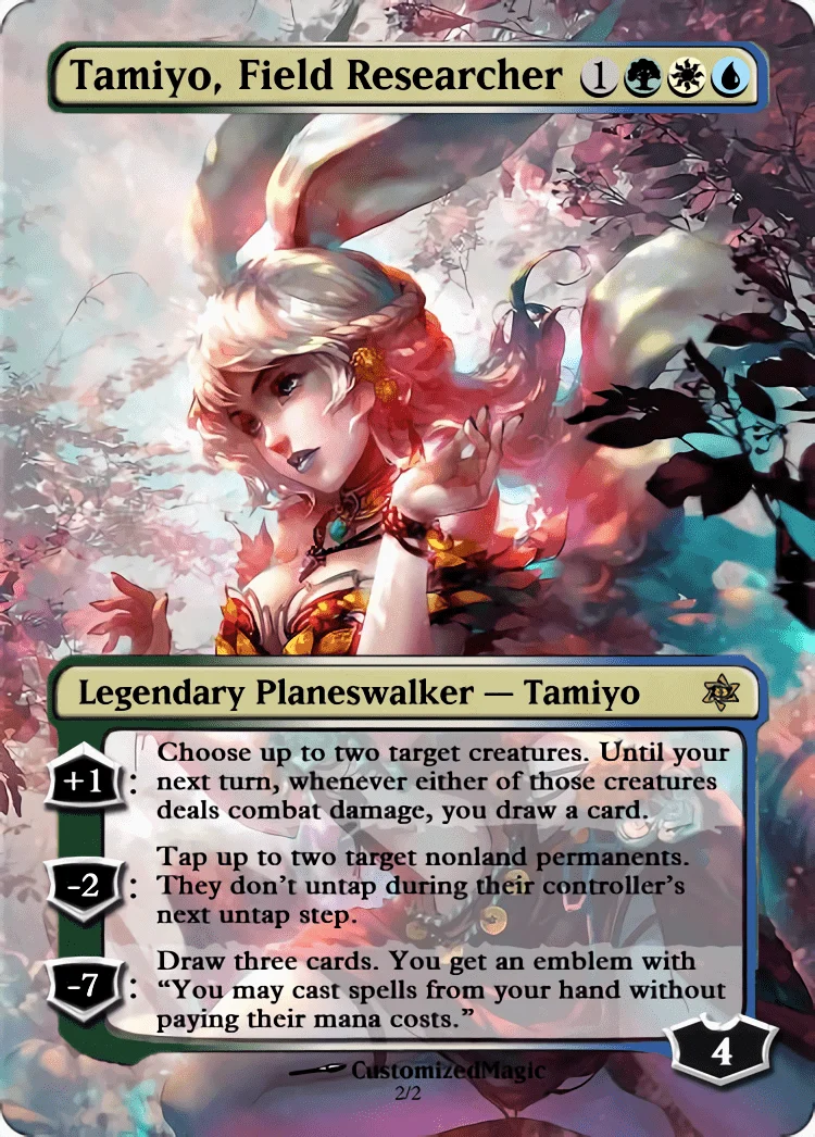 Tamiyo, Field Researcher | Pic 2 61 | Magic the Gathering / MTG Proxy Cards | Teferi Tamiyo, Field Researcher | Pic 2 61 | Magic the Gathering / MTG Proxy Cards | Teferi