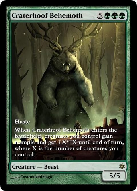 Craterhoof Behemoth | Magic The Gathering Proxy Cards