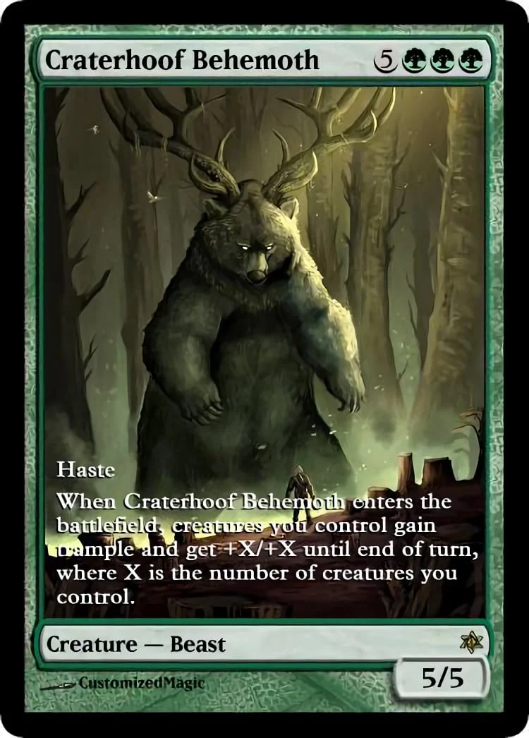 Craterhoof Behemoth | Pic 2 65 | Magic the Gathering / MTG Proxy Cards |