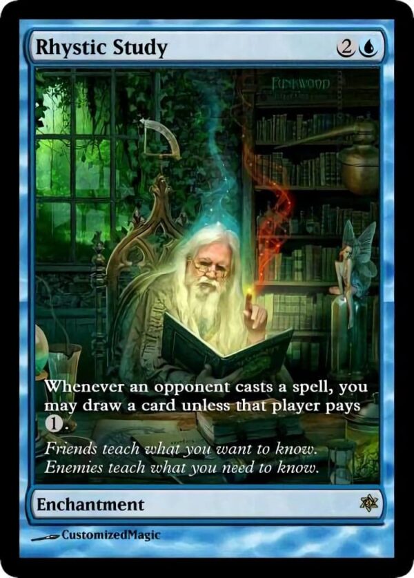 Rhystic Study | Pic 2 81 | Magic the Gathering Proxy Cards