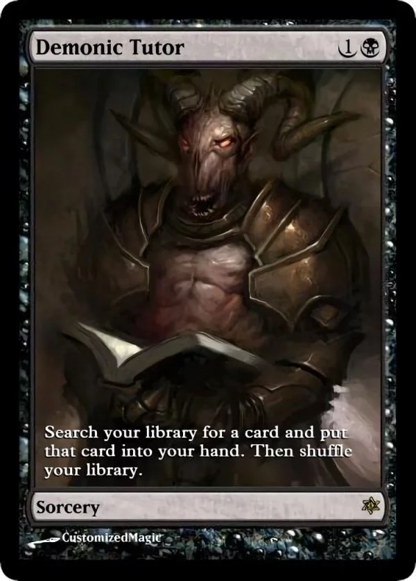 Demonic Tutor | Pic 2 99 | Magic the Gathering Proxy Cards
