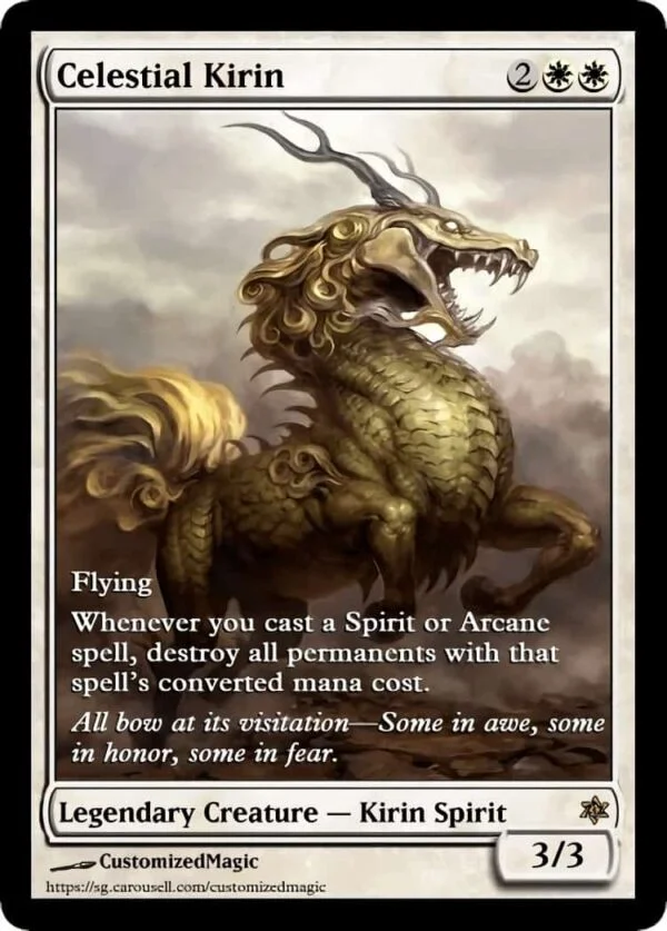Celestial Kirin | Pic 3 1 1 | Magic the Gathering / MTG Proxy Cards |