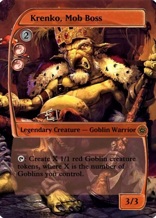 Krenko, Mob Boss | Pic 3 15 | Magic the Gathering / MTG Proxy Cards |
