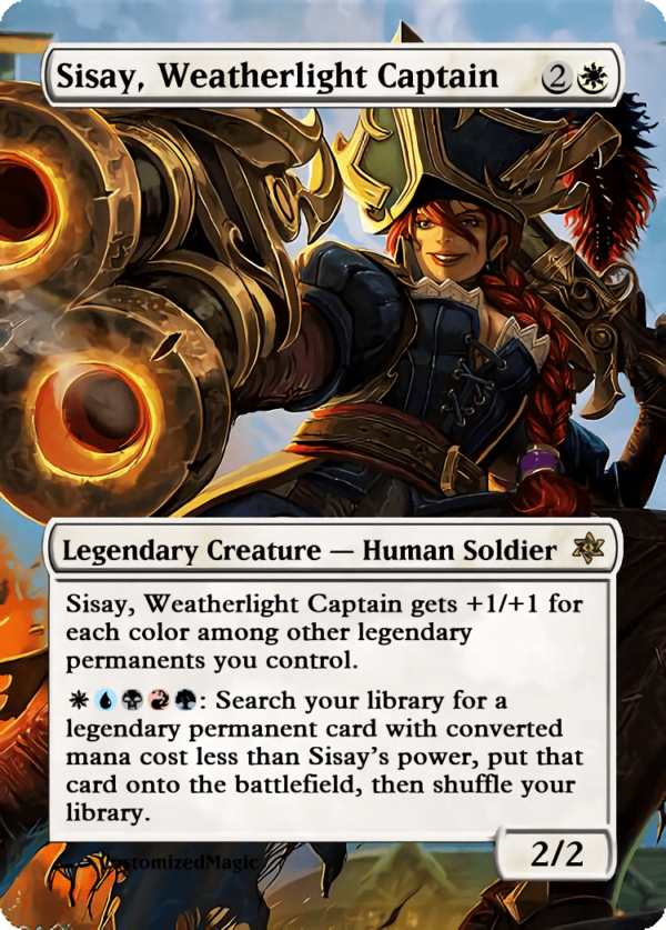 Sisay, Weatherlight Captain | Pic 3 15 | Magic the Gathering Proxy Cards