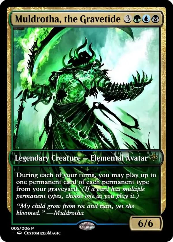 Muldrotha, the Gravetide | Pic 3 21 | Magic the Gathering / MTG Proxy Cards |