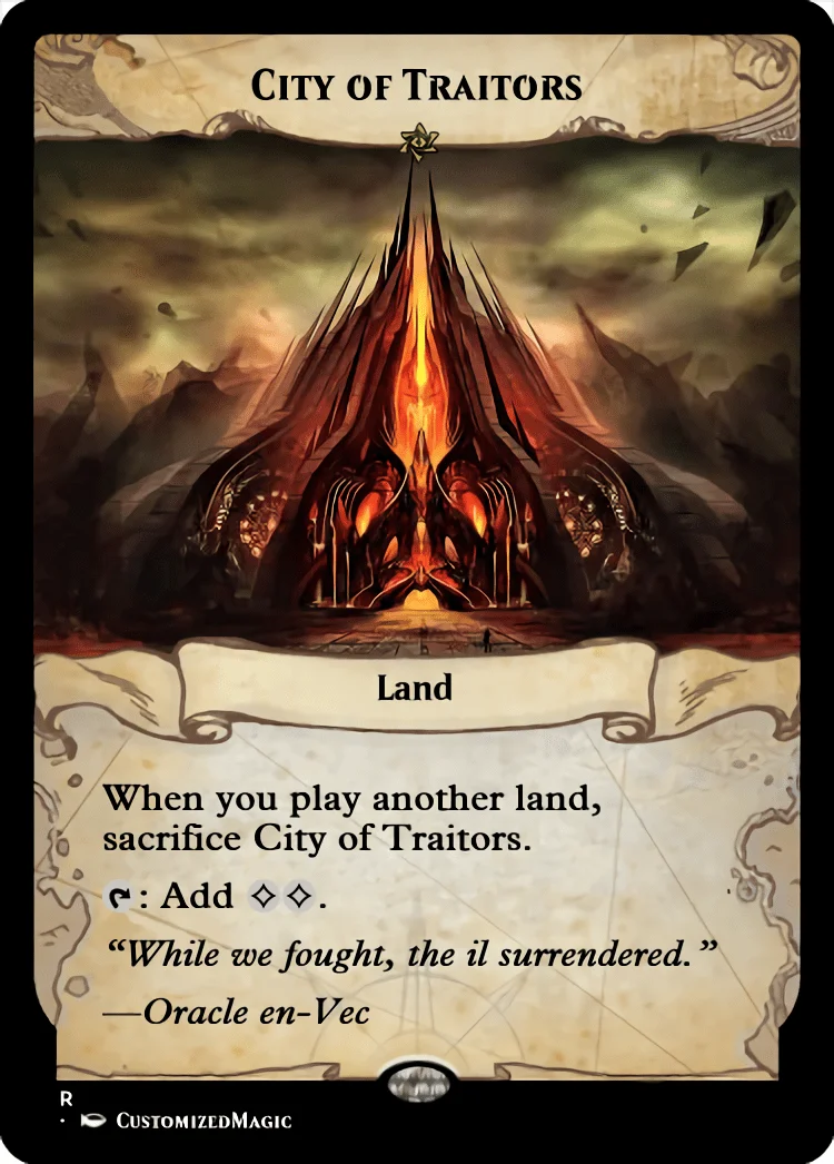 City of Traitors | Pic 3 23 | Magic the Gathering / MTG Proxy Cards | Shock Lands