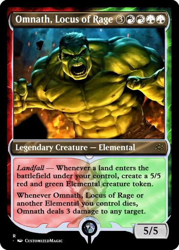 Omnath, Locus of Rage | Pic 3 25 | Magic the Gathering / MTG Proxy Cards |