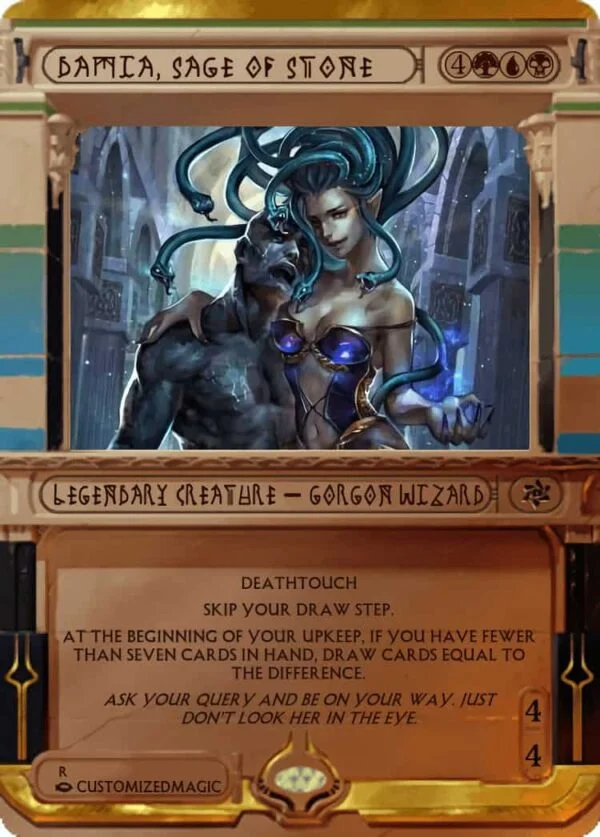 Damia, Sage of Stone | Pic 3 3 1 | Magic the Gathering / MTG Proxy Cards |