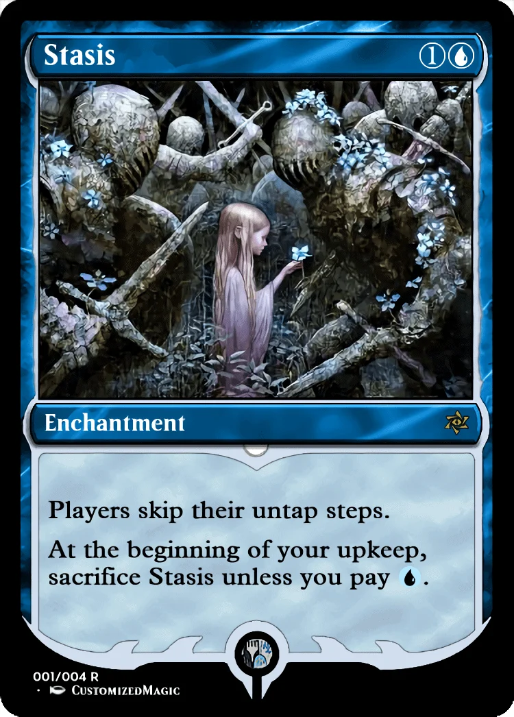 stasis mtg card Magic The Gathering - The Brothers War Mint / near mint condition trading card Stasis Mtg Card