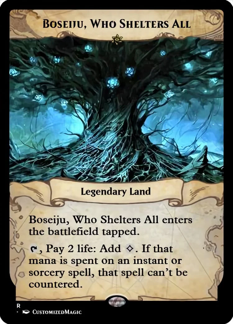 Boseiju, Who Shelters All | Pic 3 45 | Magic the Gathering / MTG Proxy Cards | Dual Lands