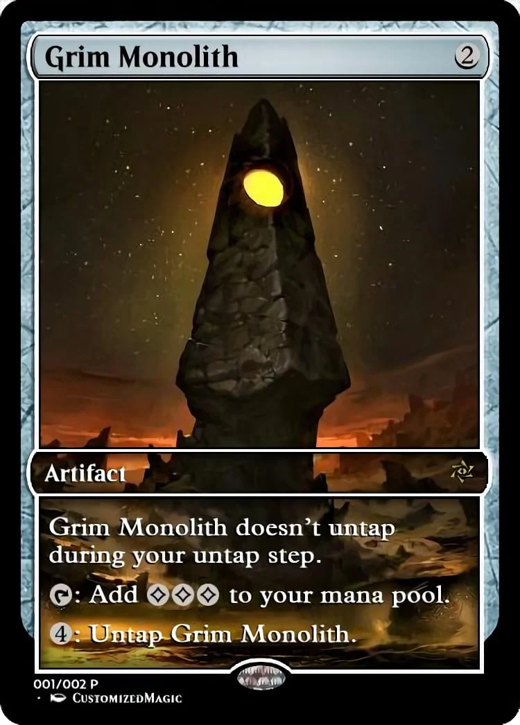 Grim Monolith | Pic 3 67 | Magic the Gathering / MTG Proxy Cards | Isochron Scepter