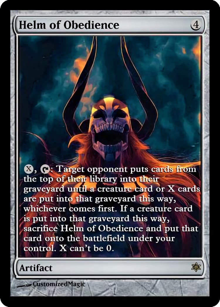 Helm of Obedience – CustomizedMTG – Magic the Gathering Proxy Cards