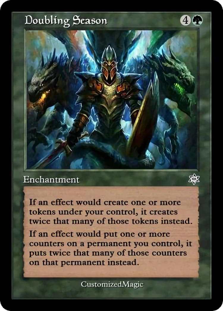 Doubling Season | Pic 3 86 | Magic the Gathering / MTG Proxy Cards | Necropotence