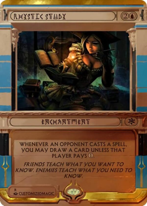 Rhystic Study | Pic 3 94 | Magic the Gathering Proxy Cards