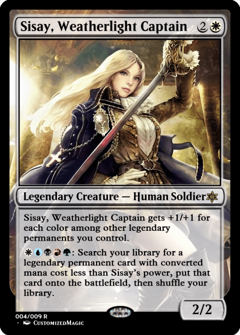 Sisay, Weatherlight Captain | Magic The Gathering Proxy Cards