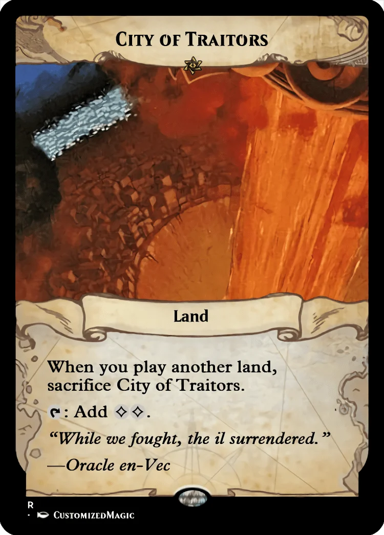 City of Traitors | Pic 4 16 | Magic the Gathering / MTG Proxy Cards | Shock Lands