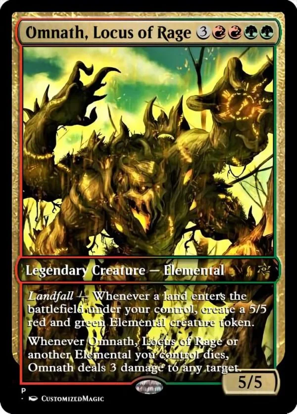 Omnath, Locus of Rage | Pic 4 19 | Magic the Gathering / MTG Proxy Cards |