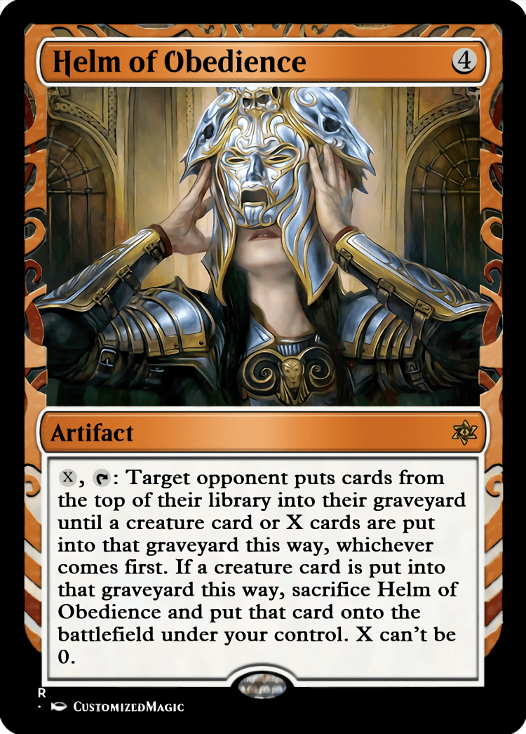 Helm Of Obedience | Magic The Gathering Proxy Cards