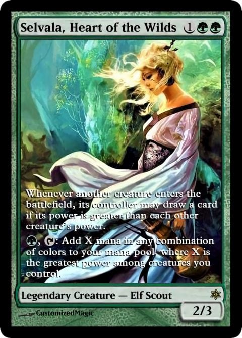 selvala heart of the wilds edh competitive ams