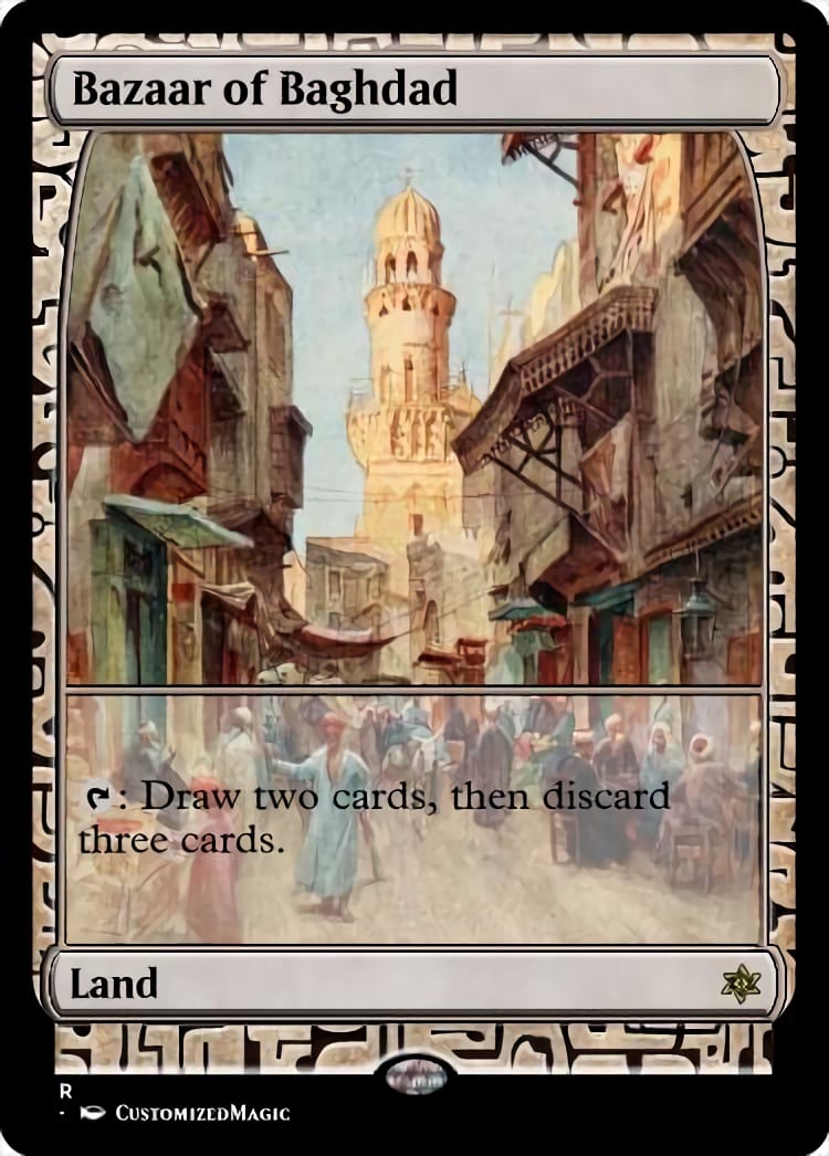 Bazaar Of Baghdad | Magic The Gathering Proxy Cards