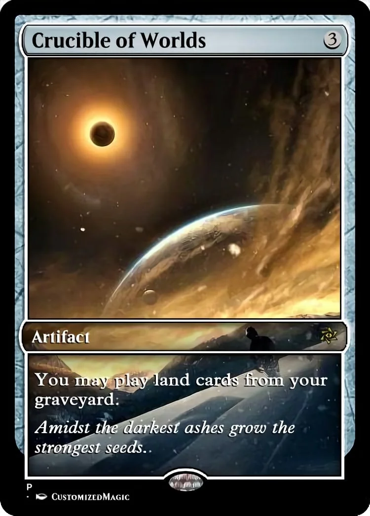 Crucible of Worlds | Pic 4 47 | Magic the Gathering / MTG Proxy Cards | Cursed Totem Crucible of Worlds | Pic 4 47 | Magic the Gathering / MTG Proxy Cards | Cursed Totem