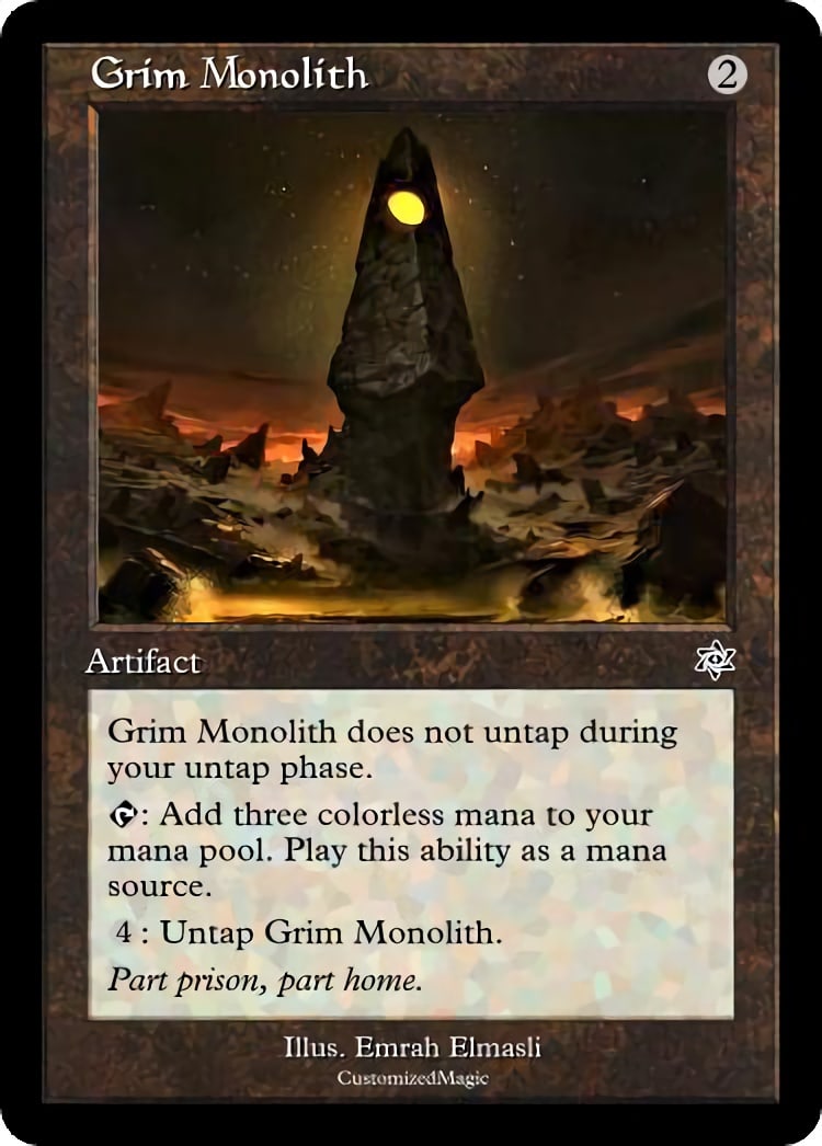 Grim Monolith – CustomizedMTG – Magic the Gathering Proxy Cards