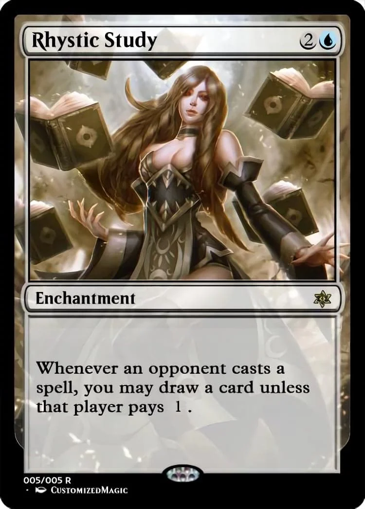 Rhystic Study | Pic 4 64 | Magic the Gathering / MTG Proxy Cards | Magic the Gathering Proxy Cards
