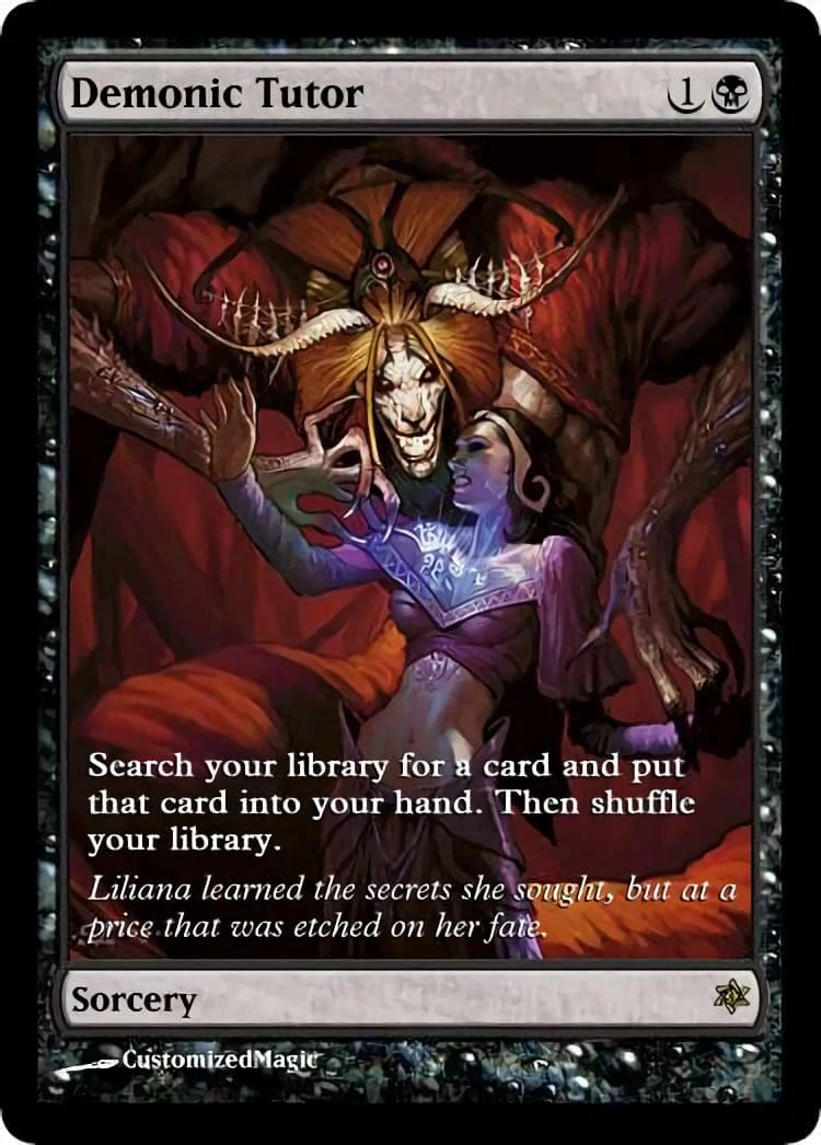 Demonic Tutor | Pic 4 78 | Magic the Gathering / MTG Proxy Cards | Magic the Gathering Proxy Cards
