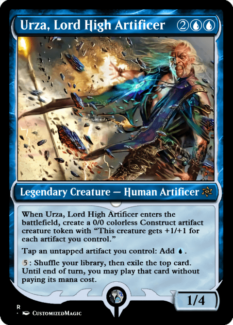 Urza, Lord High Artificer | Magic The Gathering Proxy Cards