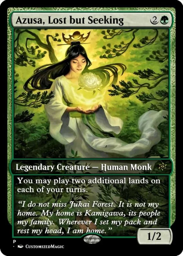 Azusa, Lost but Seeking | Pic 5 1 1 | Magic the Gathering / MTG Proxy Cards |