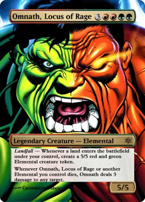 Omnath, Locus of Rage | Pic 5 11 | Magic the Gathering / MTG Proxy Cards |